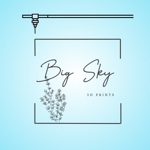Big Sky 3D Prints Logo
