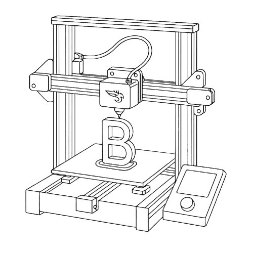 3D Printer Decorative Graphic